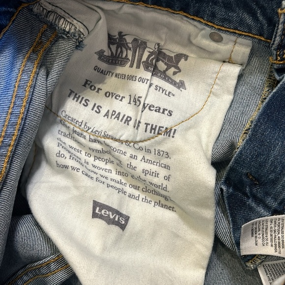 Levi’s 511 Slim Flex Fit Cotton Blend Denim Jeans / Med Wash / Men’s 29W x 30L - Picture 9 of 9